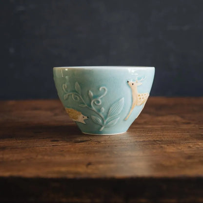 Forest Animals Round Bowl