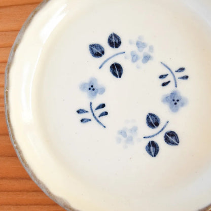 Small Plate: Four Flowers